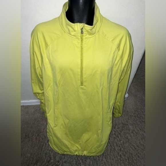 Greg Norman Collection Other - Men’s used size L Greg Norman yellow pullover golf coat jacket Large Pre own